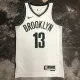 NBA Men 2023 Brooklyn Nets White #13 HARDEN Jersey High Quality Name and Number Print