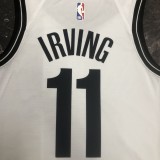 NBA Men 2023 Brooklyn Nets White #11 IRVING Jersey High Quality Name and Number Print