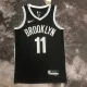 NBA Men 2023 Brooklyn Nets Black #11 IRVING Jersey High Quality Name and Number Print