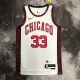 NBA Men 2023 Chicago Bulls City Version White #33 PIPPEN Jersey High Quality Name and Number Print