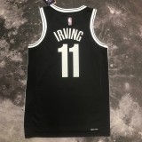 NBA Men 2023 Brooklyn Nets Black #11 IRVING Jersey High Quality Name and Number Print