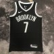 NBA Men 2023 Brooklyn Nets Black #7 DURANT Jersey High Quality Name and Number Print