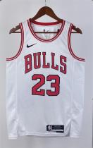 NBA Men 2023 Chicago Bulls White #23 JORDAN Jersey High Quality Name and Number Print