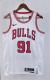 NBA Men 2023 Chicago Bulls White #91 RODMAN Jersey High Quality Name and Number Print