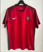 2016 Portugal Home  Retro Jersey