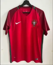 2016 Portugal Home  Retro Jersey