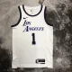 NBA Men Season 2023 Los Angeles Lakers White #1 RUSSELL Jersey High Quality Name and Number Print