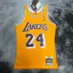 NBA Men Season 07-08 Los Angeles Lakers Yellow #24 BRYANT Jersey High Quality Name and Number Print