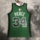 NBA Men Boston Celtics #34 PIERCE Mitchell & Ness 2007/08 Italy Games  Hardwood Classics Swingman Jersey