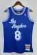 NBA Men Season 96-97 Los Angeles Lakers Blue #8 BRYANT Jersey High Quality Name and Number Print