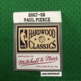 NBA Men Season 07-08 Boston Celtics Retro Green #34 PIERCE Jersey High Quality Name and Number Print
