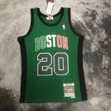 NBA Men Boston Celtics #20 ALLEN Mitchell & Ness 2007/08  Italy Games  Hardwood Classics Swingman Jersey