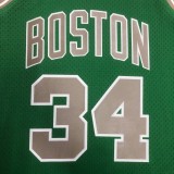 NBA Men Season 07-08 Boston Celtics Retro Green #34 PIERCE Jersey High Quality Name and Number Print