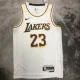 NBA Men Season 2023 Los Angeles Lakers White #23 JAMES Jersey High Quality Name and Number Print