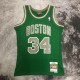 NBA Men Season 07-08 Boston Celtics Retro Green #34 PIERCE Jersey High Quality Name and Number Print