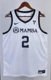 NBA Men Los Angeles Lakers MAMBA Black #2 GIGI Jersey High Quality Name and Number Print