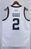 NBA Men Los Angeles Lakers MAMBA Black #2 GIGI Jersey High Quality Name and Number Print