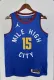 NBA Men Season 2021 Denver Nuggets Blue with Jordan Logo #15 JOKIC Jersey High Quality Name and Number Print