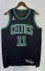 NBA Men Season 2023 Boston Celtics Black with Jordan Logo #11 IRVING Jersey High Quality Name and Number Print