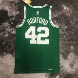 NBA Men Season 2023 Boston Celtics Green #42 HORFORD Jersey High Quality Name and Number Print