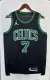 NBA Men Season 2023 Boston Celtics Black with Jordan Logo #7 BROWN Jersey High Quality Name and Number Print