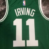 NBA Men Season 2023 Boston Celtics Green #11 IRVING Jersey High Quality Name and Number Print