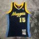 NBA Men Season 06-07 Denver Nuggets Dark Blue #15 ANTHONY Jersey High Quality Name and Number Print