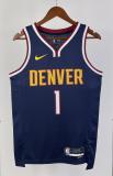 NBA Men Season 2023 Denver Nuggets Dark Blue #1 PORTER JR. Jersey High Quality Name and Number Print