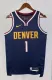NBA Men Season 2023 Denver Nuggets Dark Blue #1 PORTER JR. Jersey High Quality Name and Number Print