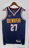 NBA Men Season 2023 Denver Nuggets Dark Blue #27 MURRAY Jersey High Quality Name and Number Print