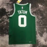 NBA Men Season 2023 Boston Celtics Green #0 TATUM Jersey High Quality Name and Number Print