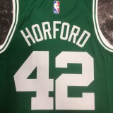 NBA Men Season 2023 Boston Celtics Green #42 HORFORD Jersey High Quality Name and Number Print
