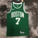 NBA Men Season 2023 Boston Celtics Green #7 BROWN Jersey High Quality Name and Number Print