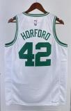 NBA Men Season 2023 Boston Celtics White #42 HORFORD Jersey High Quality Name and Number Print
