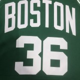 NBA Men Season 2023 Boston Celtics Green #36 SMART Jersey High Quality Name and Number Print