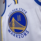 NBA Men 2023 Golden State Warriors White #11 THOMPSON Swingman Jersey