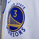 NBA Men 2023 Golden State Warriors White #3 POOLE Swingman Jersey