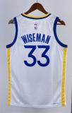 NBA Men 2023 Golden State Warriors White #33 WISEMAN Swingman Jersey