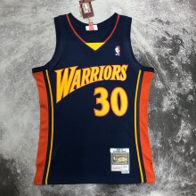 NBA Men Mitchell & Ness Youth 09-10 Golden State Warriors Blue #30 CURRY Swingman Jersey