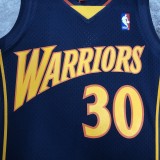 NBA Men Mitchell & Ness Youth 09-10 Golden State Warriors Blue #30 CURRY Swingman Jersey