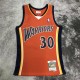 NBA Men Mitchell & Ness Youth 09-10 Golden State Warriors Orange #30 CURRY Swingman Jersey