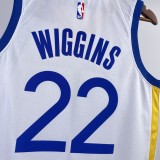 NBA Men 2023 Golden State Warriors White #22 WIGGINS Swingman Jersey
