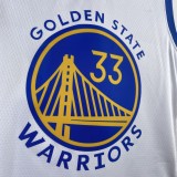 NBA Men 2023 Golden State Warriors White #33 WISEMAN Swingman Jersey