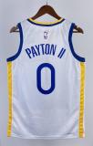 NBA Men 2023 Golden State Warriors White #0 PAYTON II Swingman Jersey