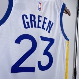 NBA Men 2023 Golden State Warriors White #23 GREEN Swingman Jersey