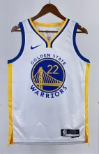 NBA Men 2023 Golden State Warriors White #22 WIGGINS Swingman Jersey