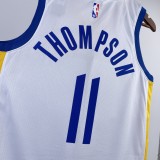 NBA Men 2023 Golden State Warriors White #11 THOMPSON Swingman Jersey
