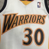 NBA Men Mitchell & Ness Youth 09-10 Golden State Warriors White #30 CURRY Swingman Jersey