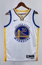 NBA Men 2023 Golden State Warriors White #30 CURRY Swingman Jersey
