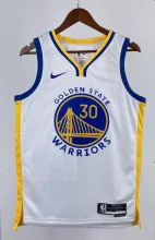 NBA Men 2023 Golden State Warriors White #30 CURRY Swingman Jersey